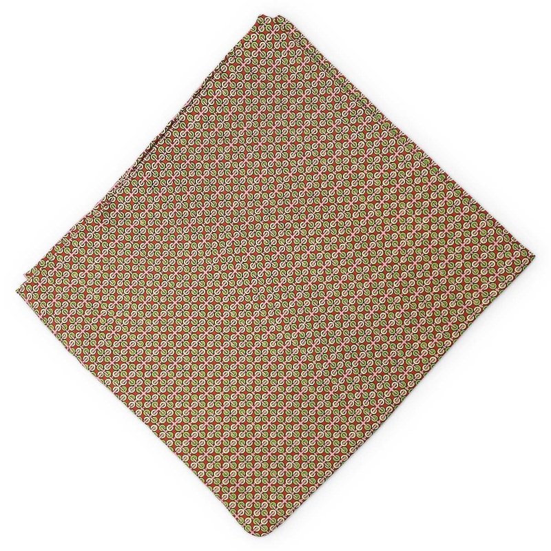 Chair Cane: Silk Pocket Square – Red
