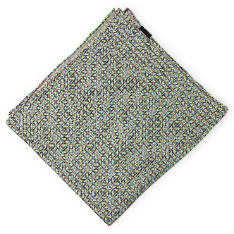 Chair Cane: Silk Pocket Square – Yellow