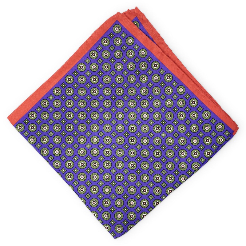 Georgetown: Silk Pocket Square – Purple