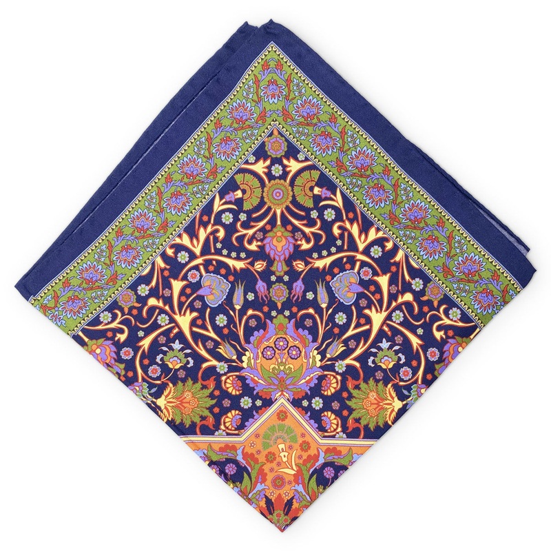 Holden: Silk Pocket Square – Navy