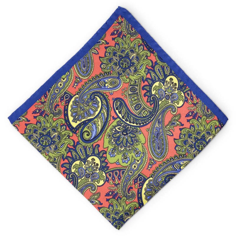 Roxbury: Silk Pocket Square – Red