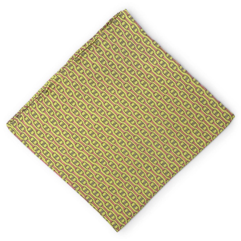 Stirrup: Silk Pocket Square – Green