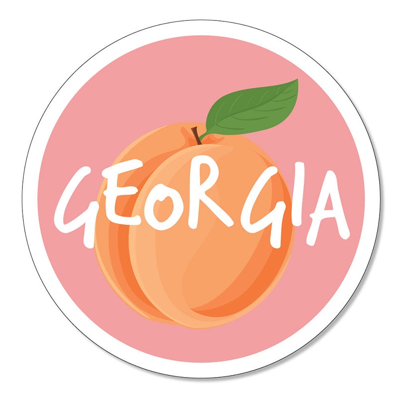 3 inch GA Peachy Decal|Default Title