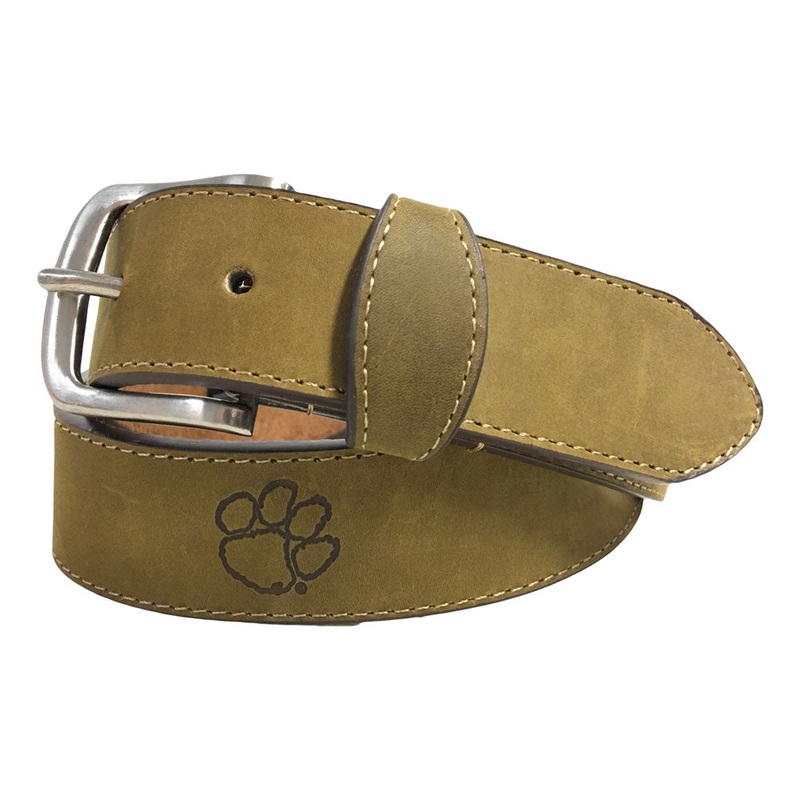 Clemson Embossed Belt|32|34|36|38|40|42