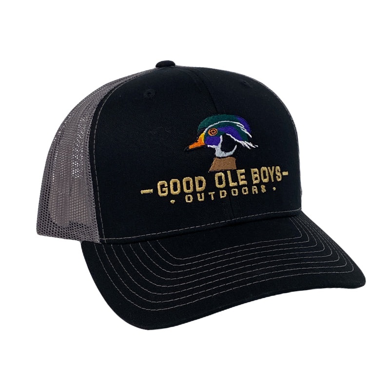 Grey and Black Woodie Trucker|Default Title