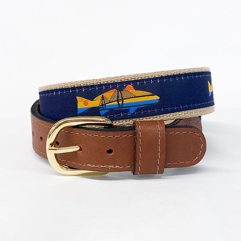 Redfish Ravenel Ribbon Belt|30|32|34|36|38|40|42