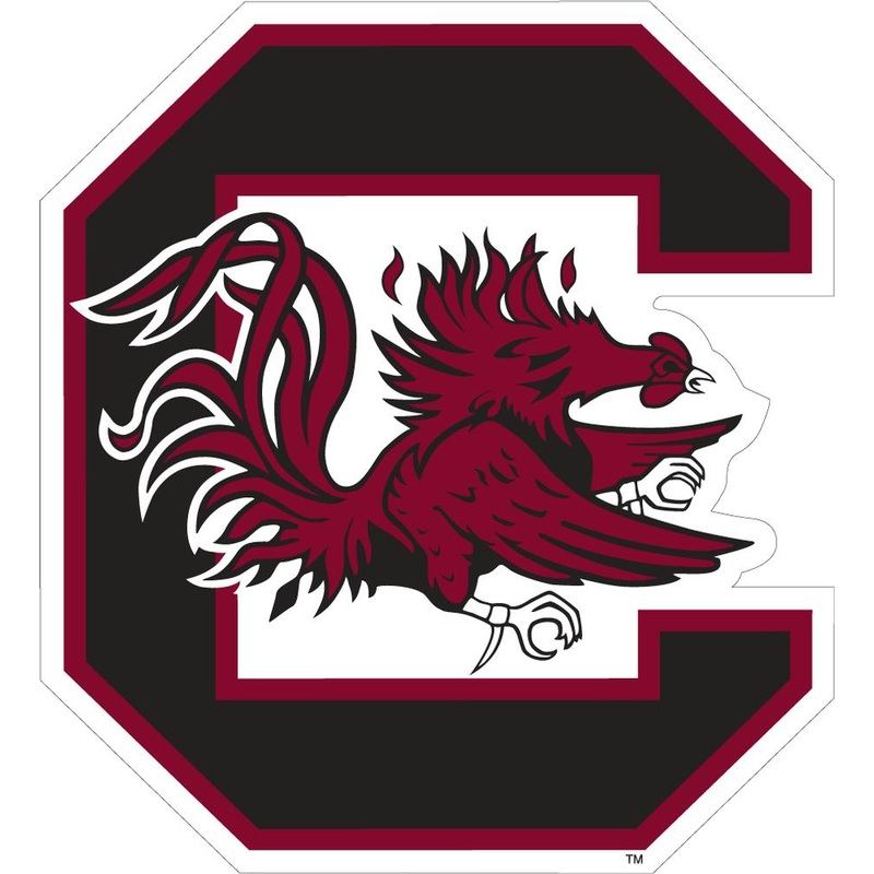 South Carolina Gamecocks Mini 2 inch Block C Decal