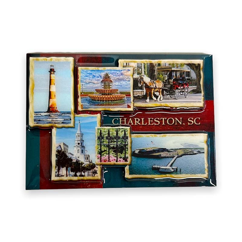 Charleston 3D Icons Magnet|Default Title
