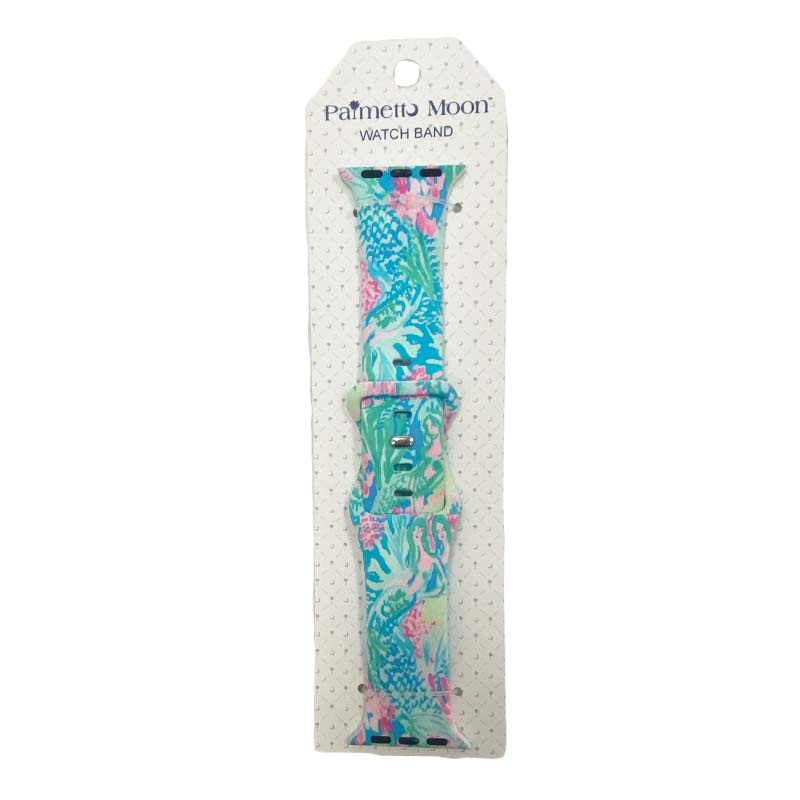 Mint Floral Tropics Watchband|Default Title