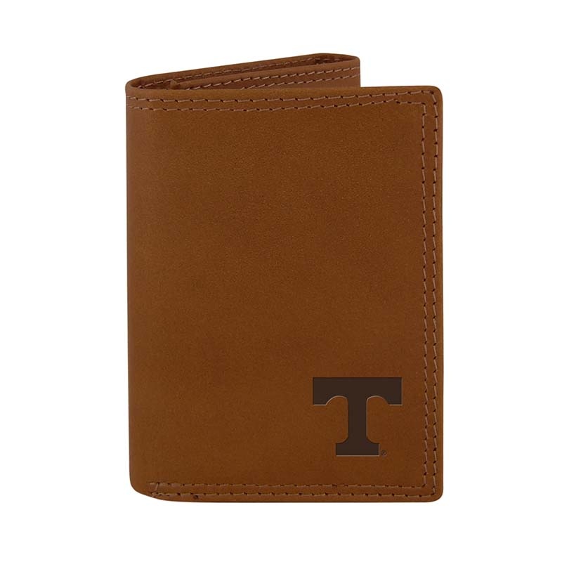 UT Embossed Leather Trifold|Default Title