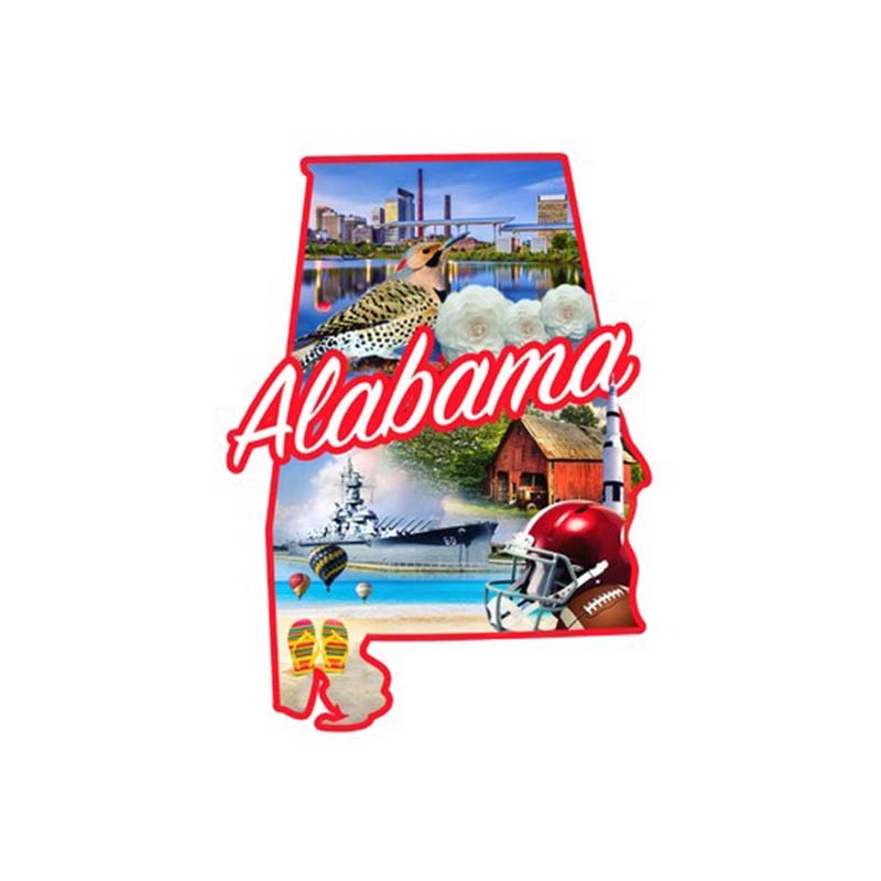 Alabama Large Foil Magnet|Default Title