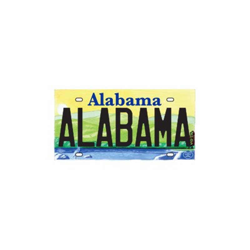 Alabama License Plate Magnet|Default Title