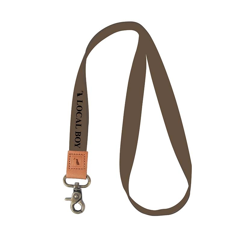 Brown Logo Lanyard|Default Title