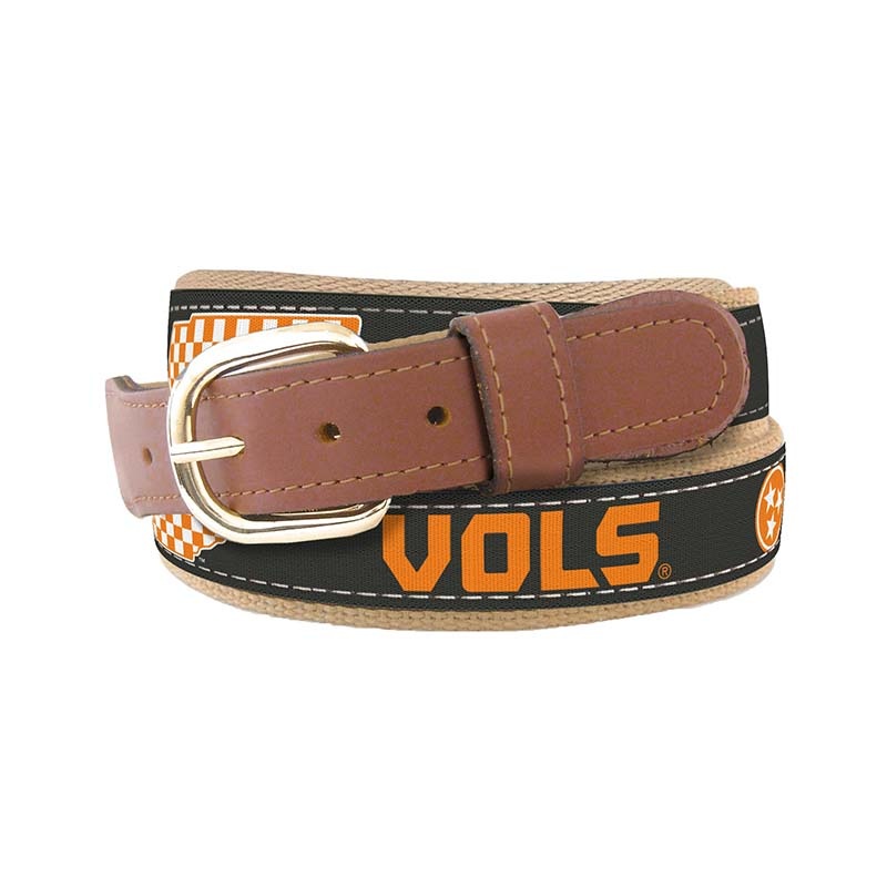 Grey UT Vols Ribbon Belt|30|32|34|36|38|40|42