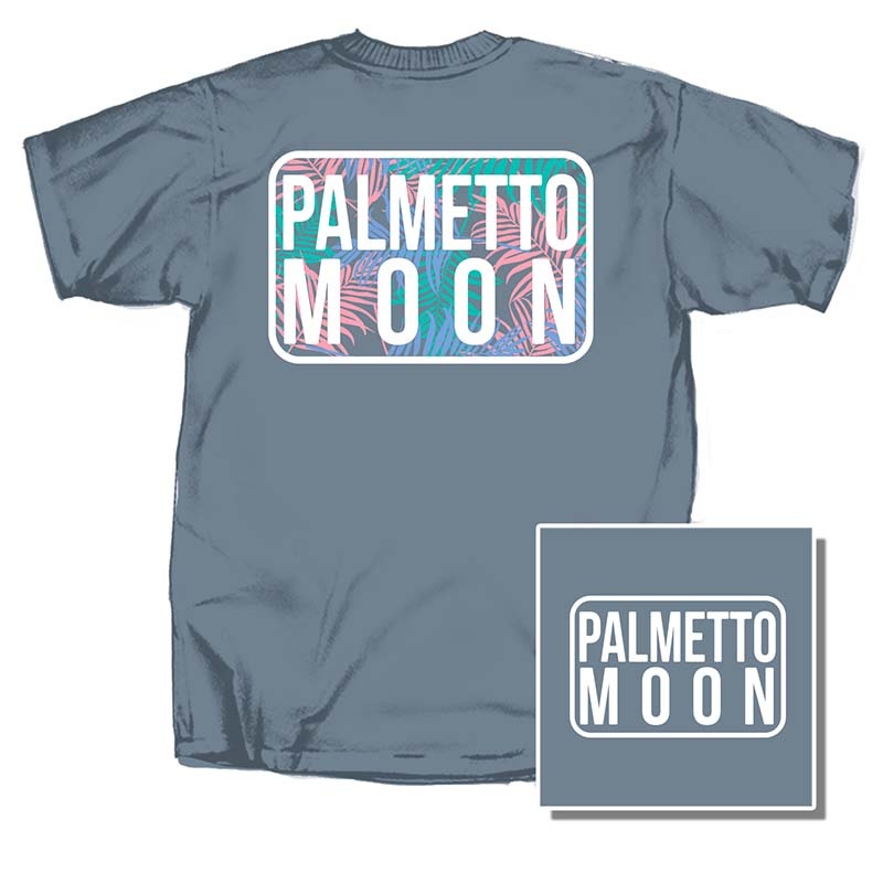 Palmetto Light Short Sleeve T-Shirt in Denim