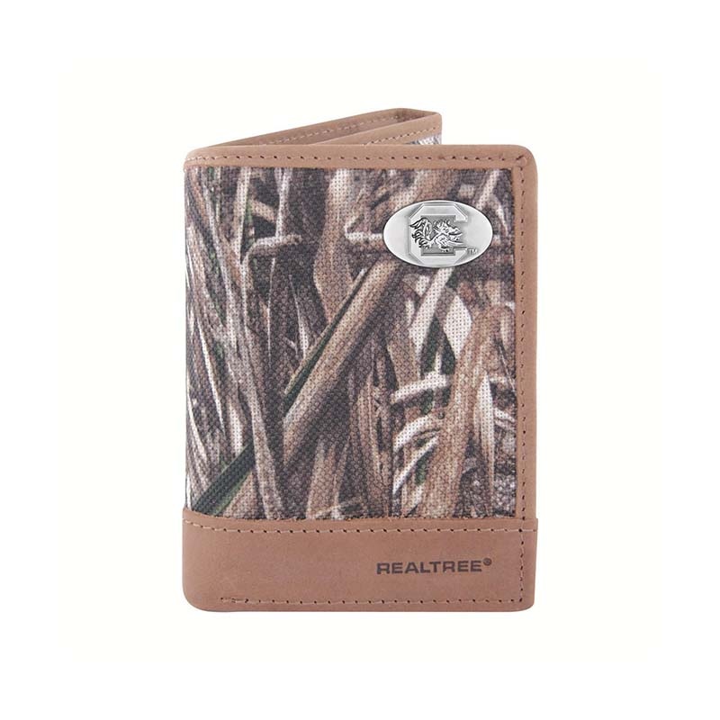 USC Realtree Camo Trifold Concho Wallet