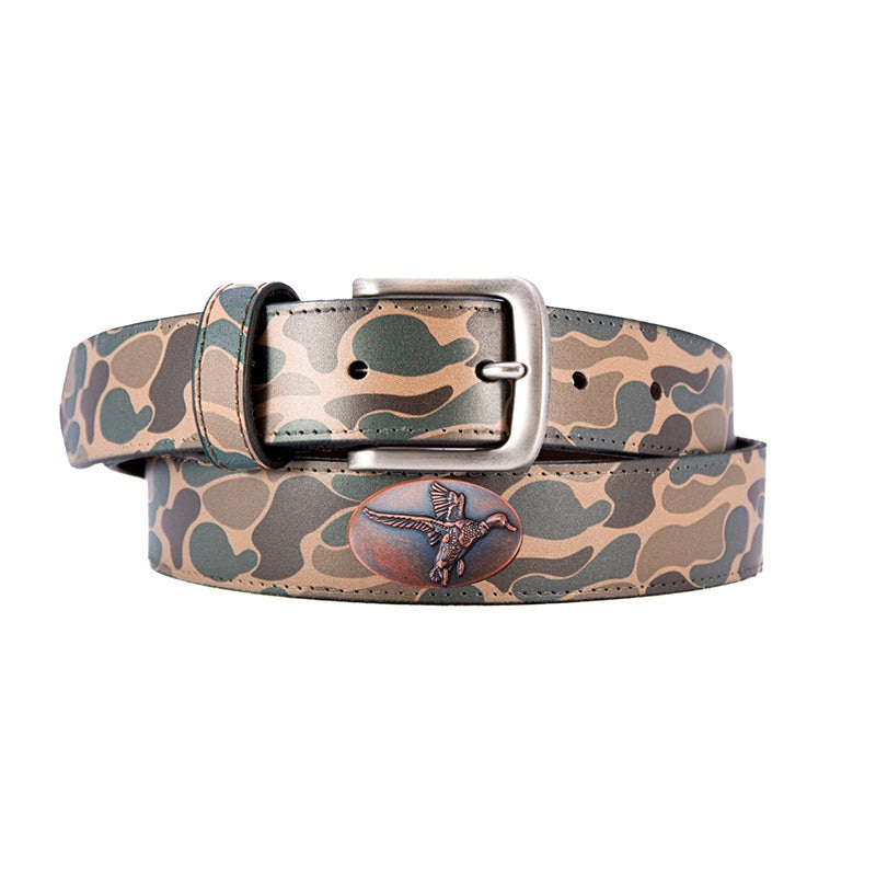 Camo Leather Belt|30|32|34|36|38|40|42