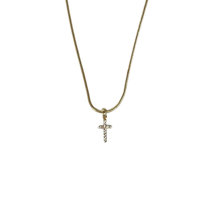 Diamond Cross Necklace|Default Title