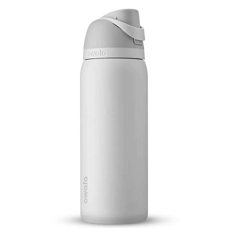 FreeSip 32oz Stainless Steel Water Bottle in Shy Marshmallow