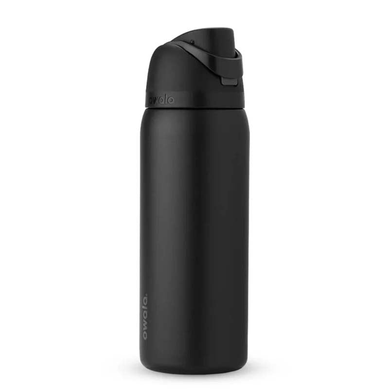 FreeSip 32oz Stainless Steel Water Bottle in Very Very Dark