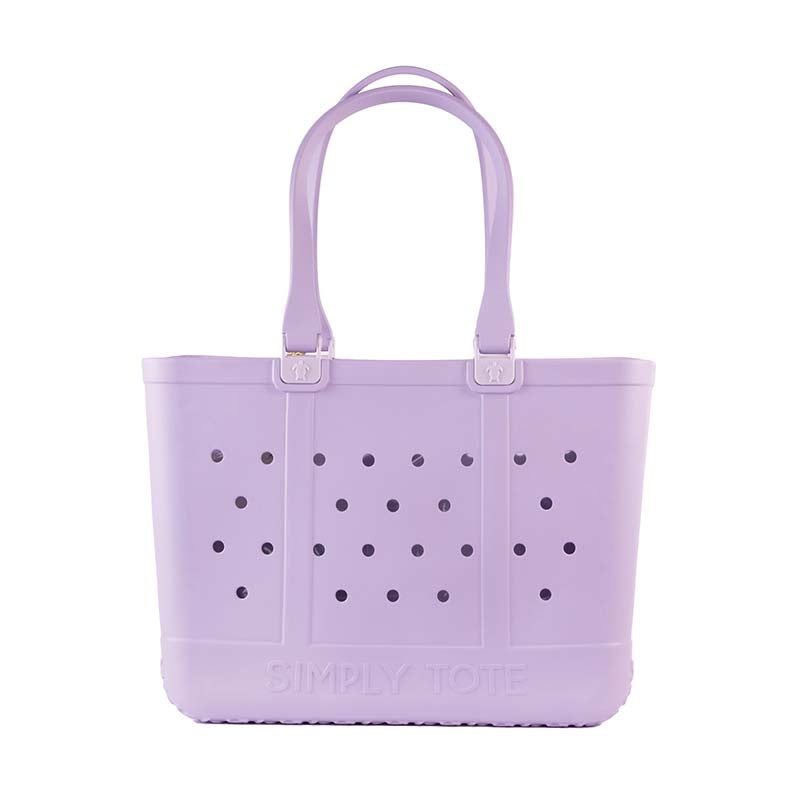 Large Tote Bag in Lilac|Default Title