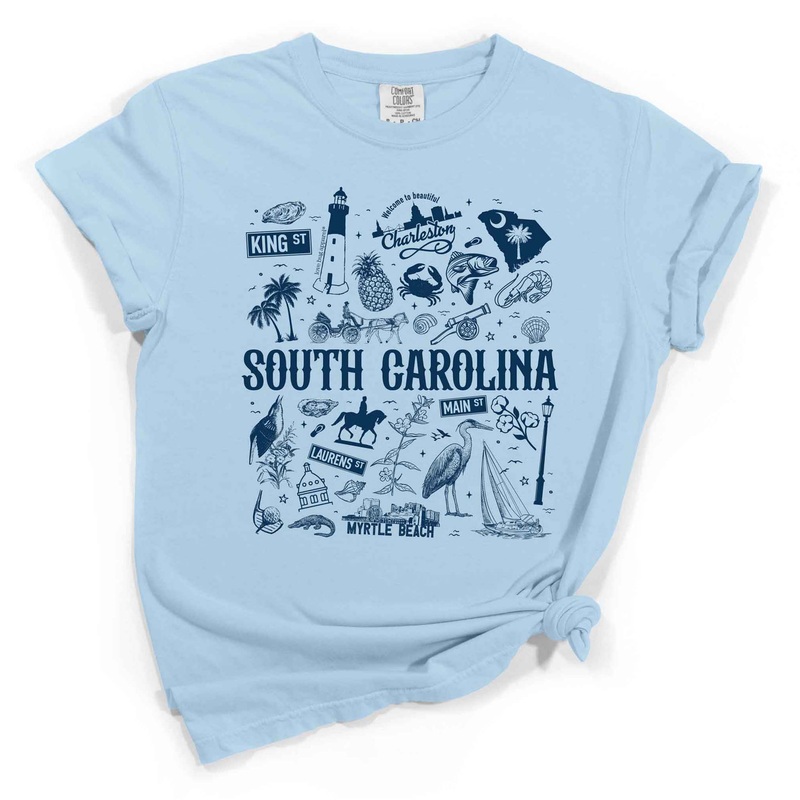 South Carolina Collage Short Sleeve T-Shirt