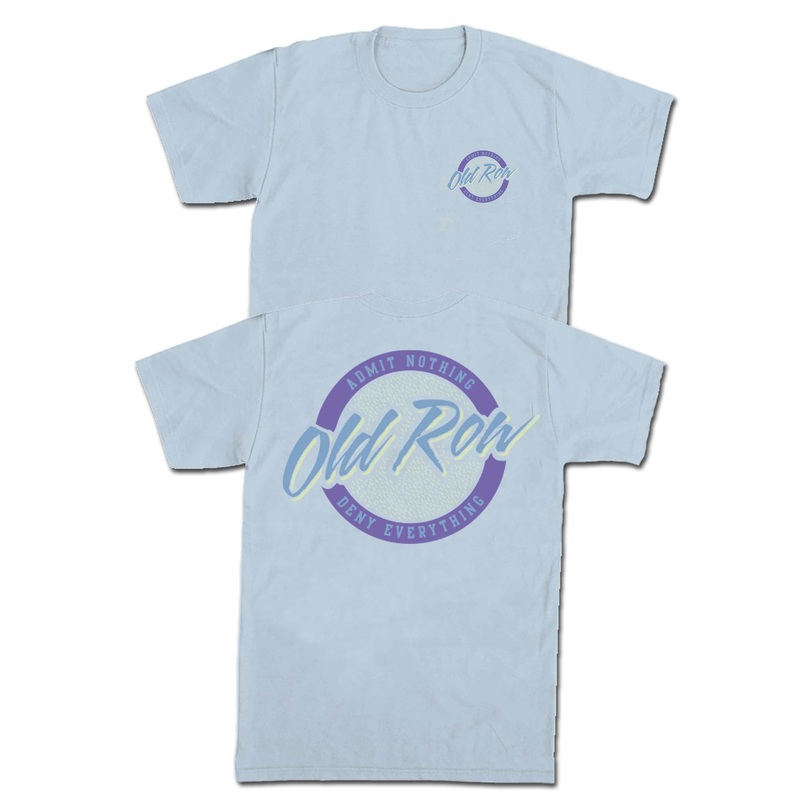 Circle Logo Short Sleeve T-Shirt in Chambray