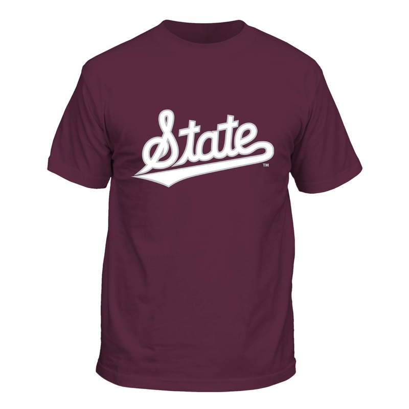 Mississippi State Short Sleeve T-Shirt in Maroon