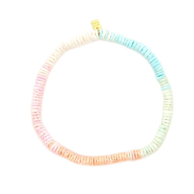 Pastel Puka Anklet|Default Title