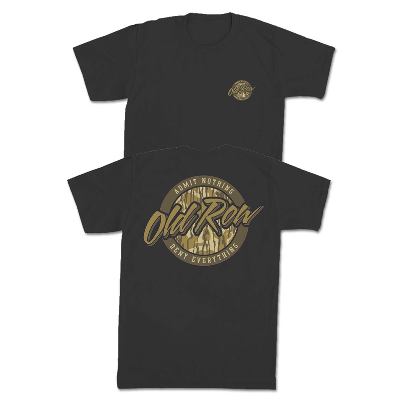80s Camo Short Sleeve T-Shirt in Pepper