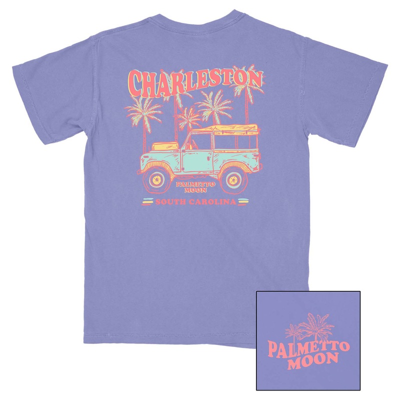 Charleston Locals Only Short Sleeve T-Shirt In Violet