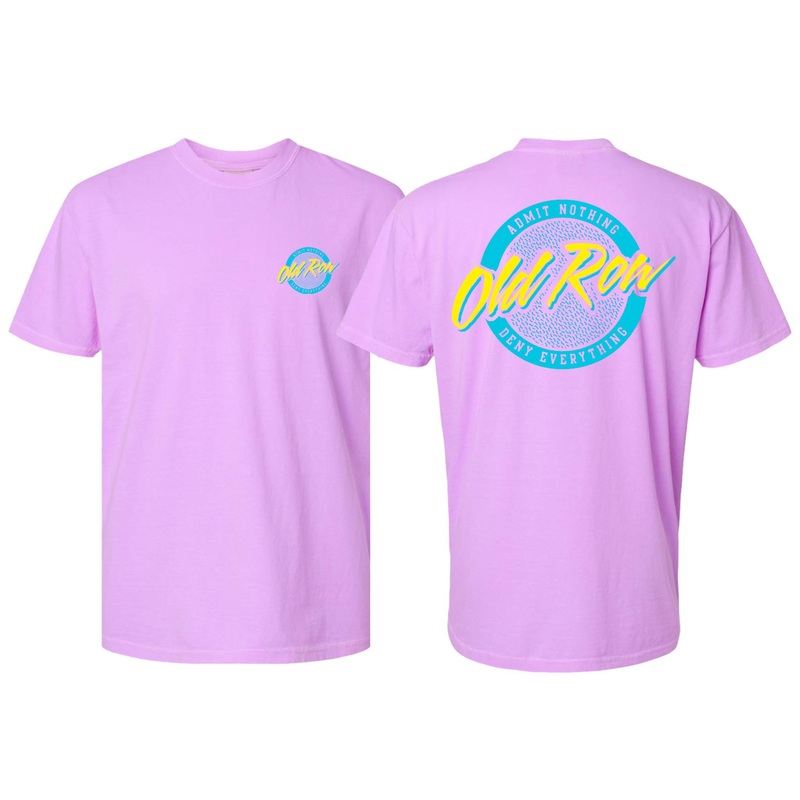 Circle Logo Short Sleeve T-Shirt in Neon Violet
