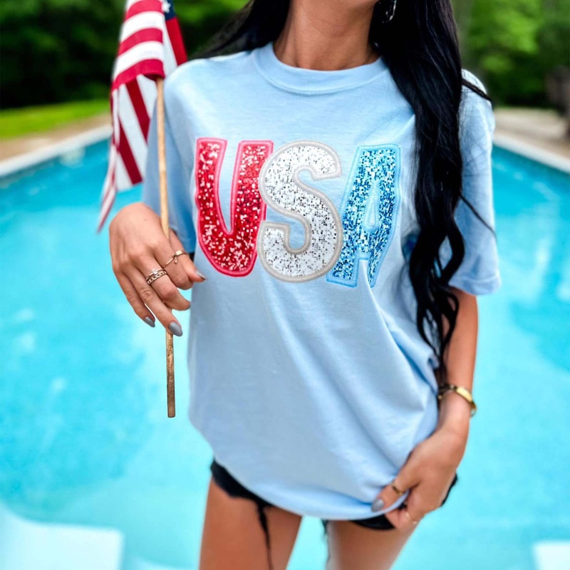 Glitter USA Short Sleeve T-Shirt