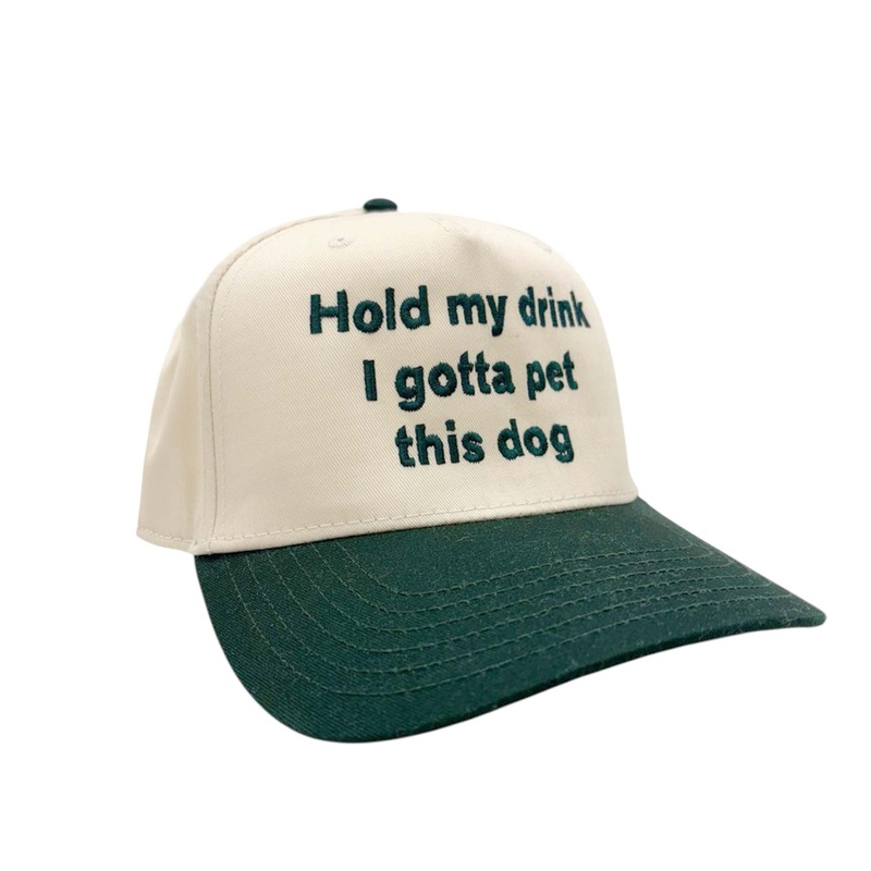 Gotta Pet This Dog Hat in Green