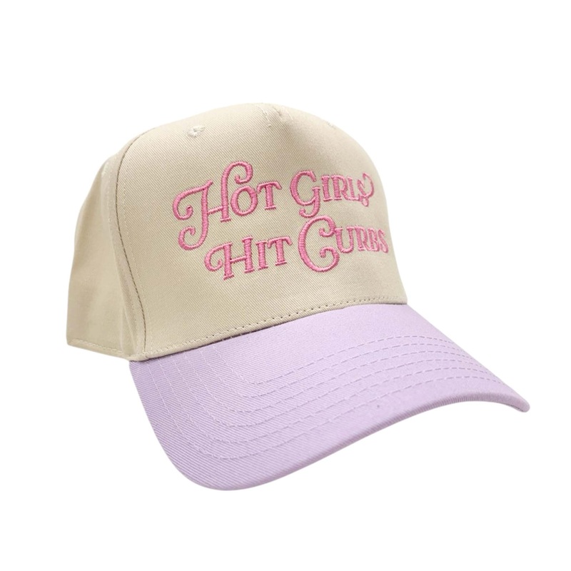 Hot Girls Hit Curbs Hat in Purple