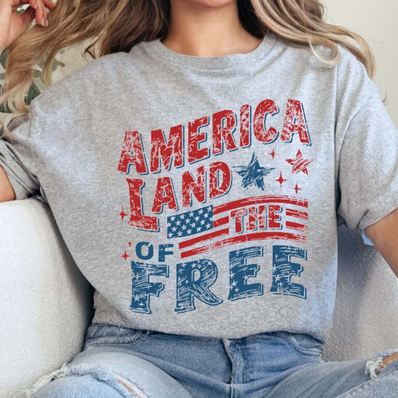 Land Of The Free Short Sleeve T-Shirt