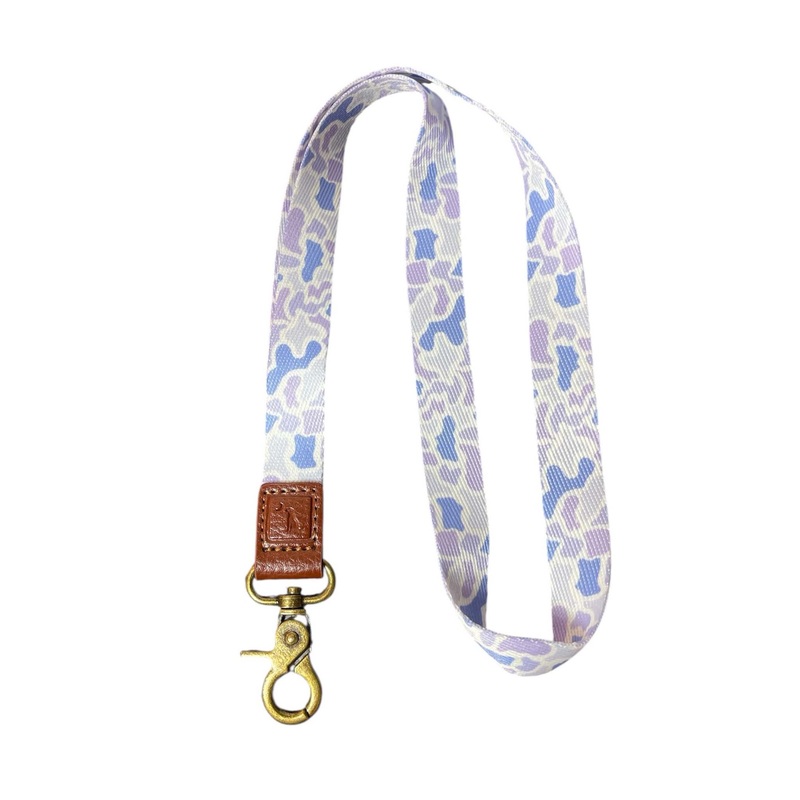 Localflage Camo Lanyard in Hydrangea