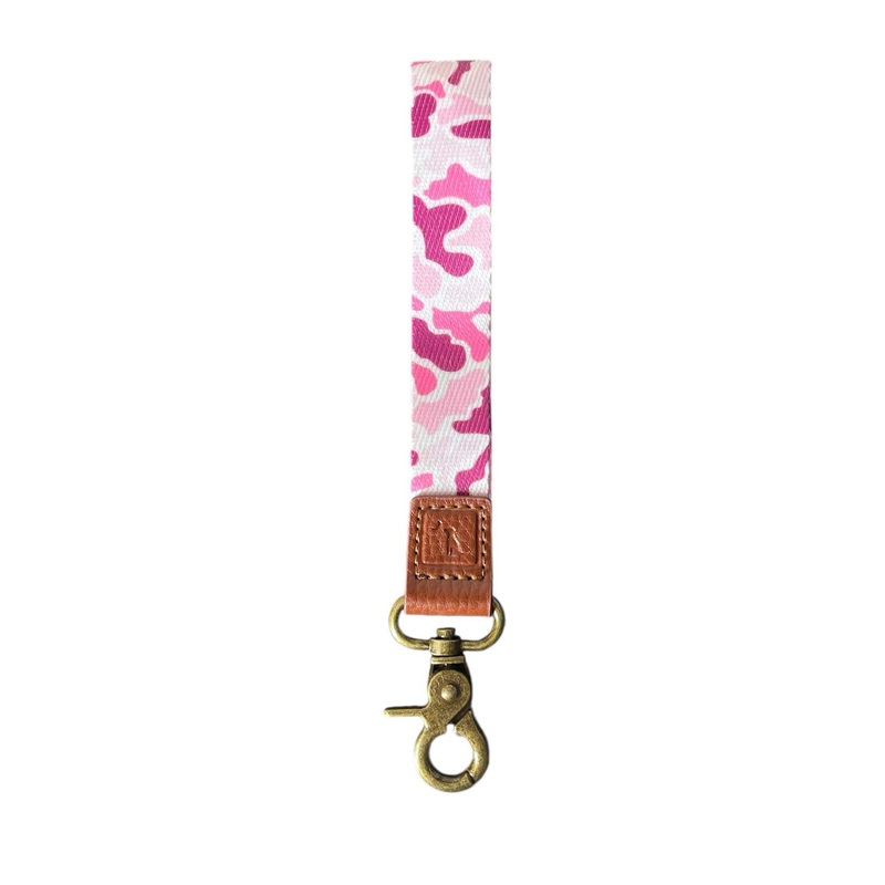 Localflage Camo Wrist Lanyard in Pink