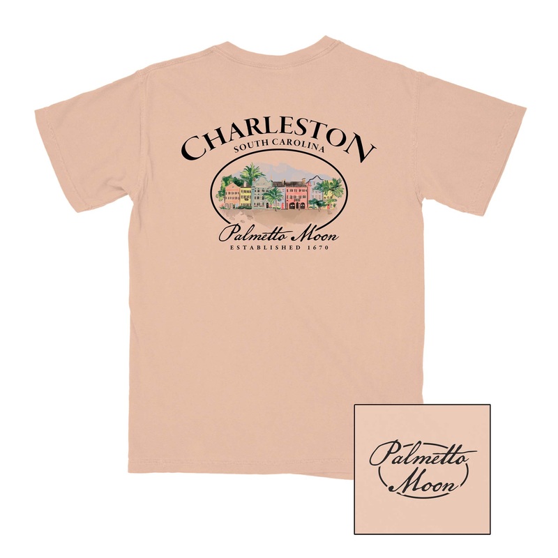 Rainbow Row Oval Short Sleeve T-Shirt