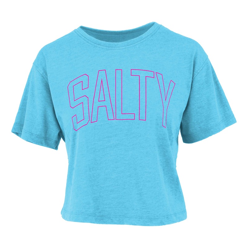Salty Short Sleeve Crop T-Shirt