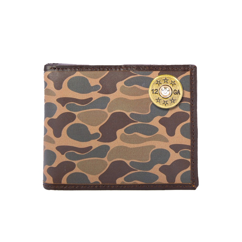 Shotgun Brown Camo Passcase Wallet