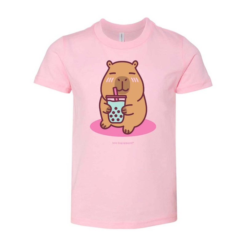 Youth Capy Boba Short Sleeve T-Shirt