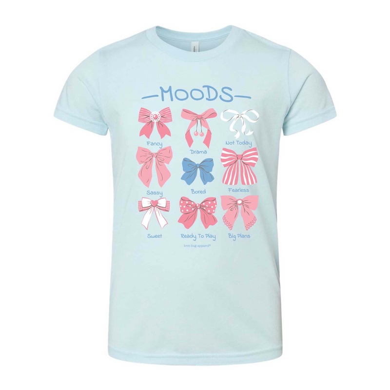 Youth Mood Bows Short Sleeve T-Shirt