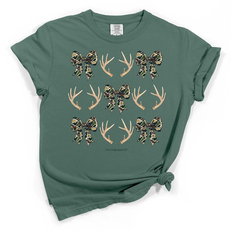 Camo Bow Antler Short Sleeve T-Shirt