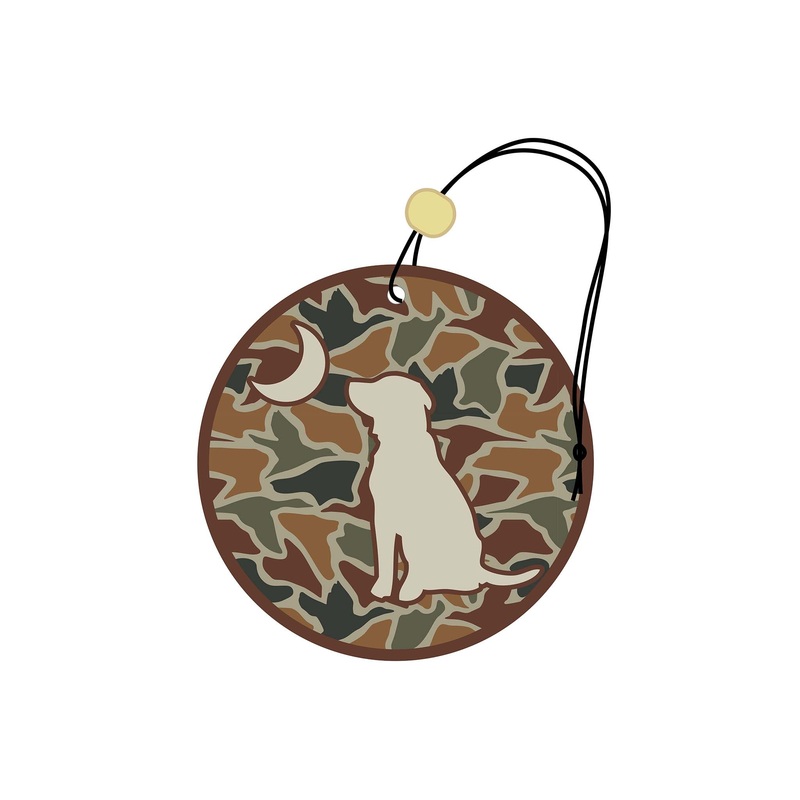 Camo Circle Dog Air Freshener|Default Title
