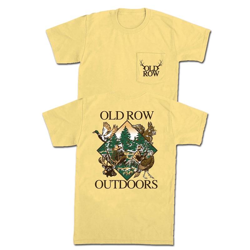 The Great Outdoors Short Sleeve T-Shirt in Butter