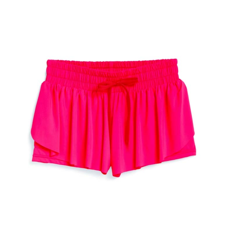 Youth Flyaway Shorts in Bright Pink