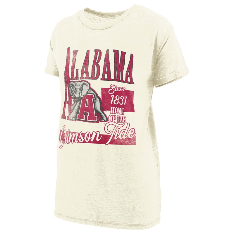 Alabama Vintage Mascot Boyfriend Short-Sleeve T-Shirt
