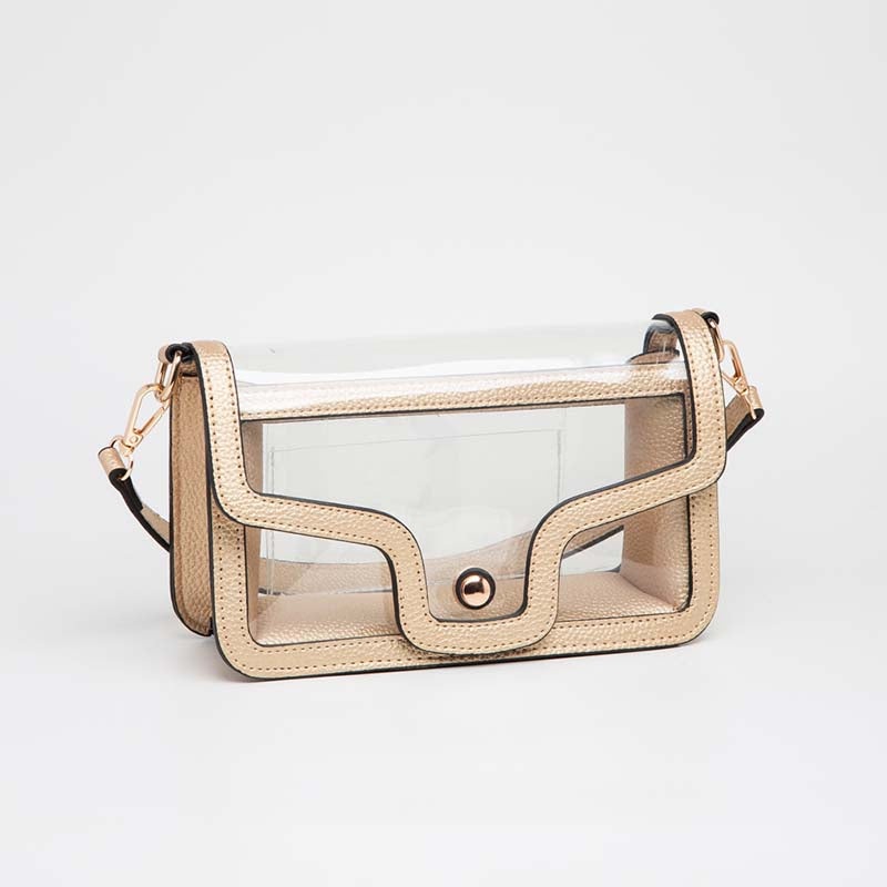 Clear Flap Shoulder Bag|Default Title