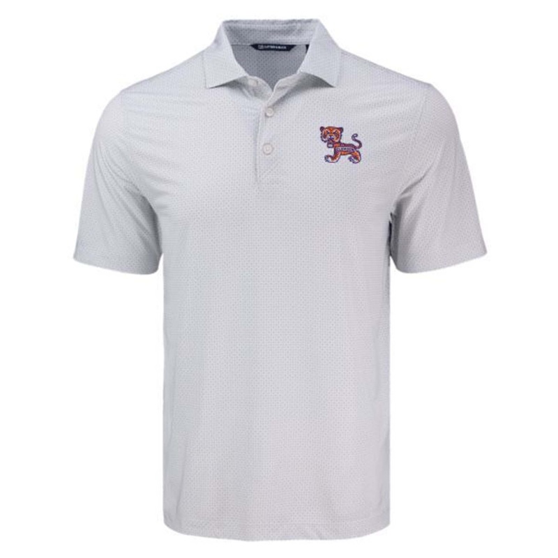 Clemson Diamond Dot Short Sleeve Polo